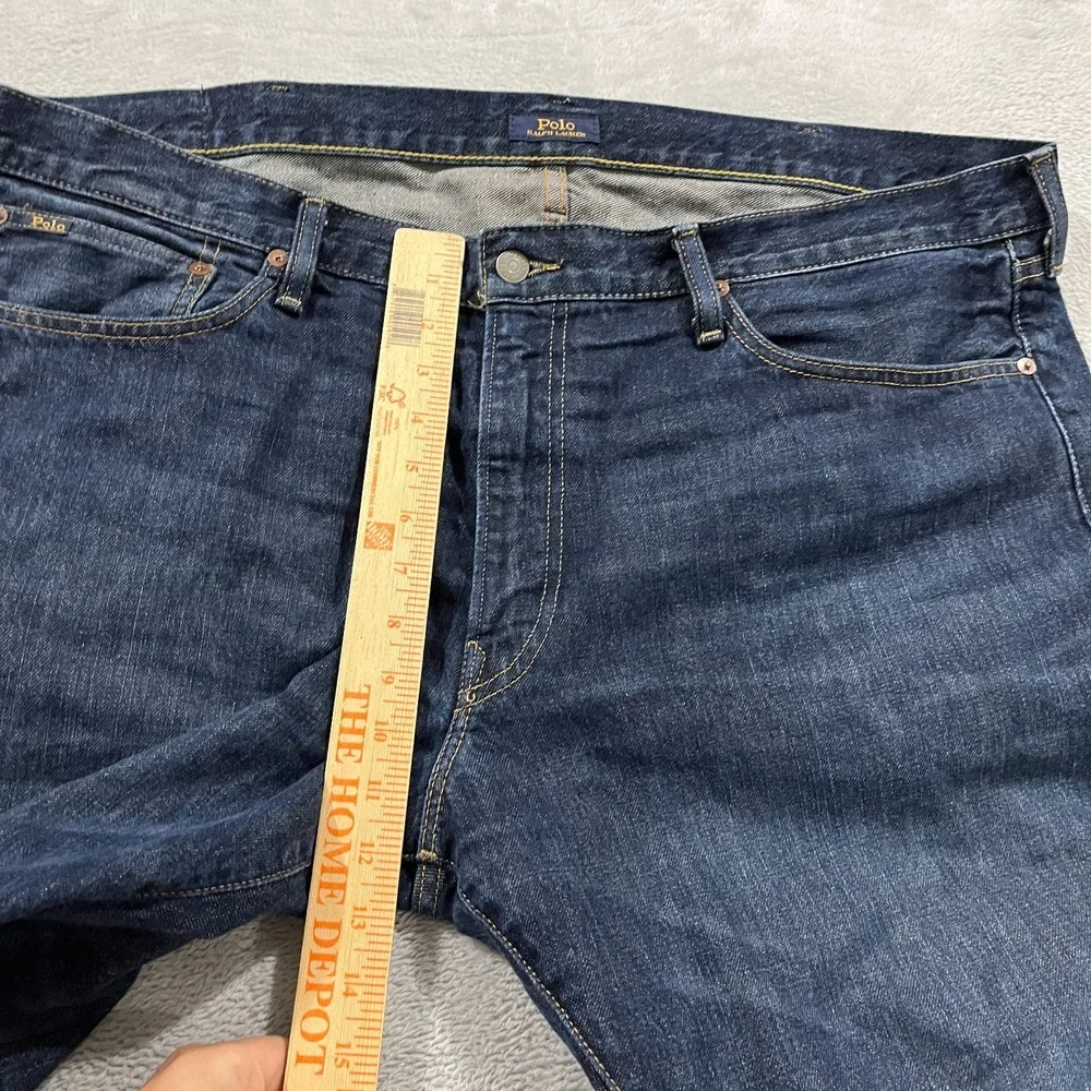 Polo Ralph Lauren Jean Men 40x30 (fits 42x30) Denim Varick Slim Straight Western